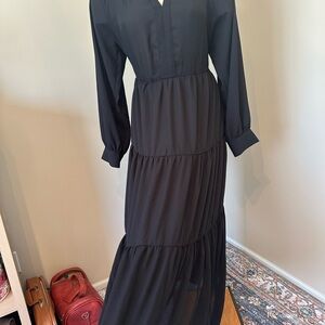 Lucky Brand Elegant Black Maxi Dress